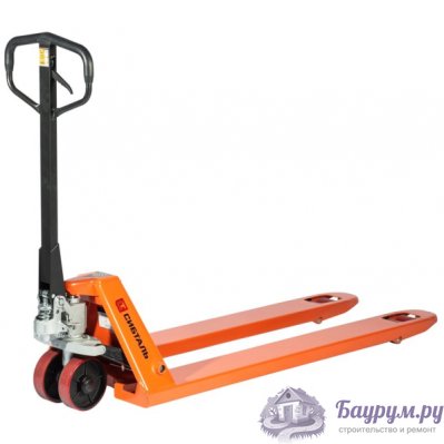Гидравлическая тележка рохля с весами СИБТАЛЬ