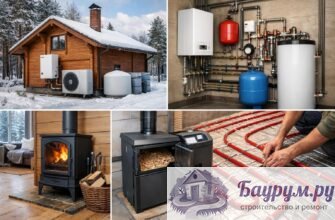 Монтаж отопления загородного дома, дачи. Водоснабжение. ЛОС