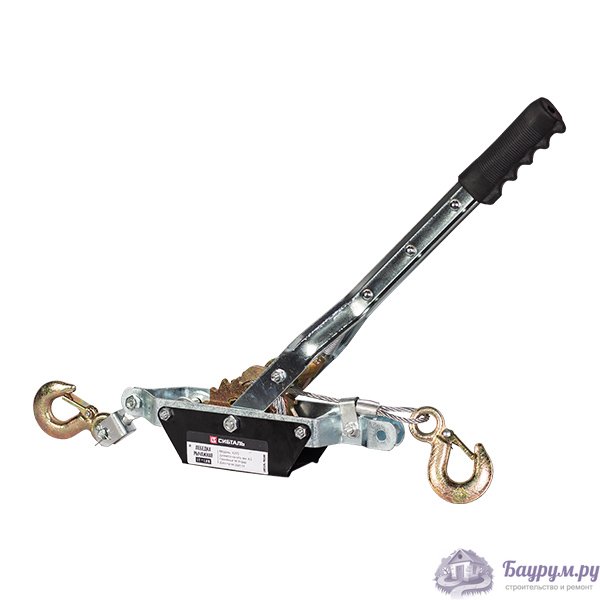 Рычажная тросовая лебёдка СибТаль, модель X2Y3, 4Т-3М