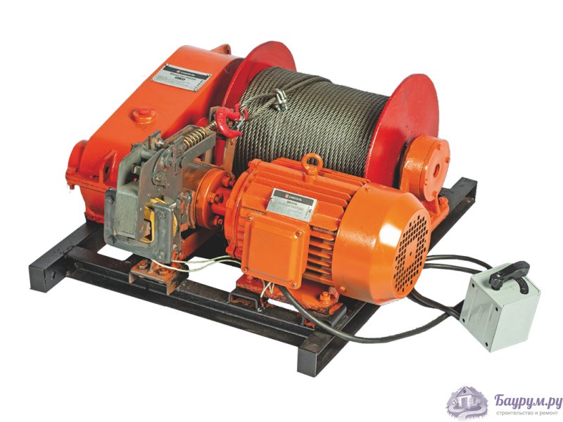 Электрическая лебёдка СибТаль, модель JM, 1Т*120М (с канатом)