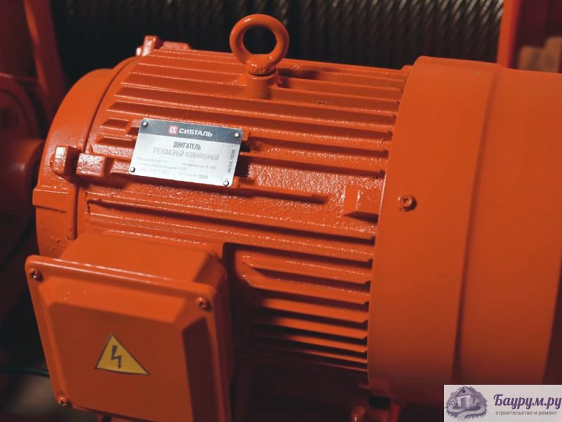 Электрическая лебёдка СибТаль, модель JM, 1Т*120М (с канатом)